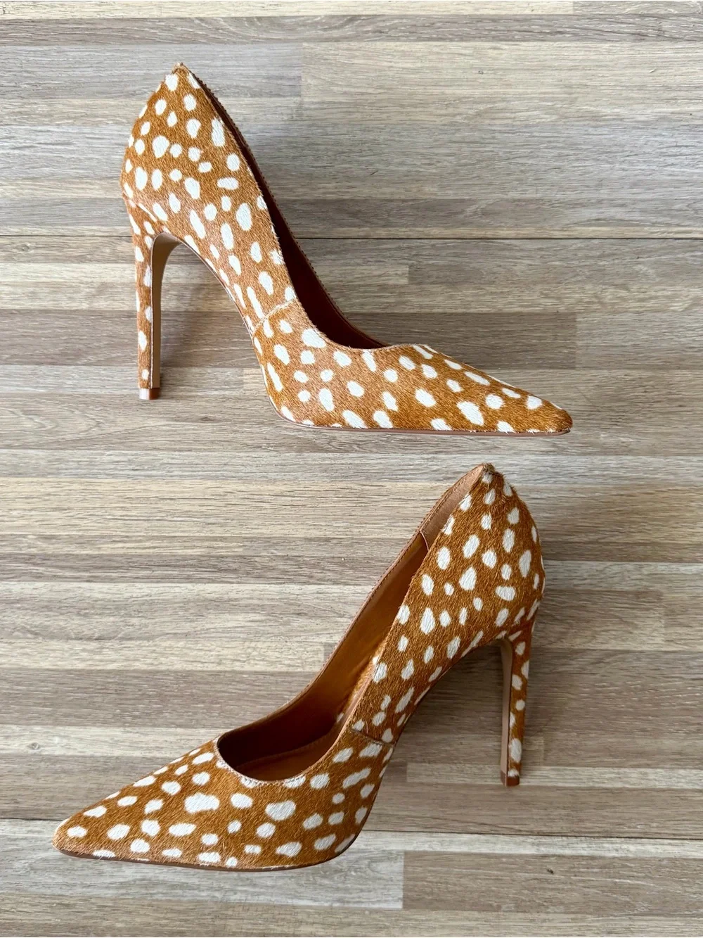 Steve Madden Noir Fawn Pointed Toe Stiletto Pumps Heels, women’s size 6 NWOT